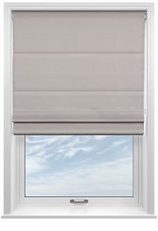 Norleigh, Silver - Twist&Fit Roman Blind